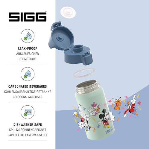 SIGG Trinkflasche Mickey Mouse 0,5L - Kinderfreundliche Wasserflasche Disney-3