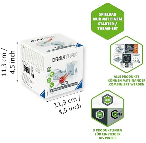 Ravensburger GraviTrax Power elektrische Murmelbahn Erweiterung Electric Canon-3