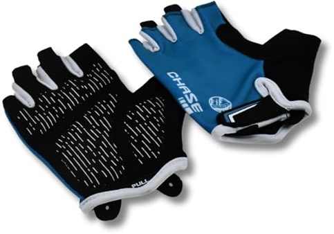 Six Peaks Kinder Fahrradhandschuhe blau schwarz weiß 7-8 Jahre atmungsaktiv
