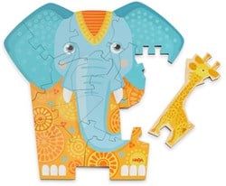 Haba 2 in 1 puzzel - Olifant