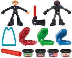 Hasbro Play-Doh Star Wars Spielset mit Lichtschwertern und Figuren