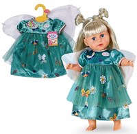 Baby born fairy dress with wings 43 cm
