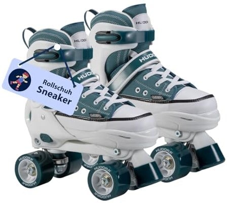 Hudora Rollschuhe Midnight verstellbar Größe 36-39 Kinder Skates