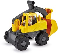Ecoiffier Bagger Spielzeug mit Spielfigur - 35,5cm gelb