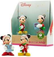 Bullyland Disney Spielfiguren Set Mickey & Minnie Mouse Weihnachten 6 cm