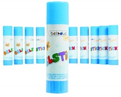 Beleduc Gel-Klebestift Bastelspaß für Kinder Papier
