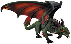 Bullyland Forest Dragon Fafnir - Spielfigur Drache 20,5 cm PVC-frei