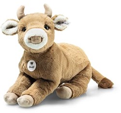 Steiff Plüsch Kalb Kuscheltier Resi - hellbraun 32 cm - nachhaltiges Spielzeug
