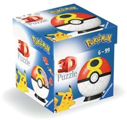 Ravensburger 3D Puzzleball Pokémon Pokéball - 54 Teile - Spielzeug