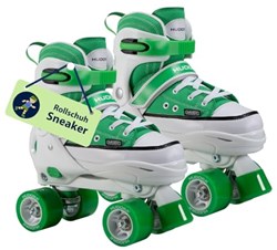 Hudora Rollschuhe Sneaker grün verstellbar Größe 36-39 Kinderskates