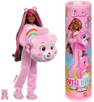 Mattel Barbie Cutie Reveal Glücksbärchis Puppe rosa - Überraschungspuppe