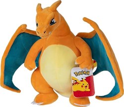 Pokémon Kuscheltier Charizard 30 cm - Plüschspielzeug für Kinder