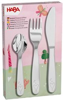 Haba Kinderbesteck Prinzessin und Pferd - Edelstahl Besteckset für Kinder