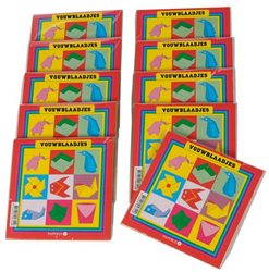10 Packungen Faltblätter 12 x 12 cm 894326