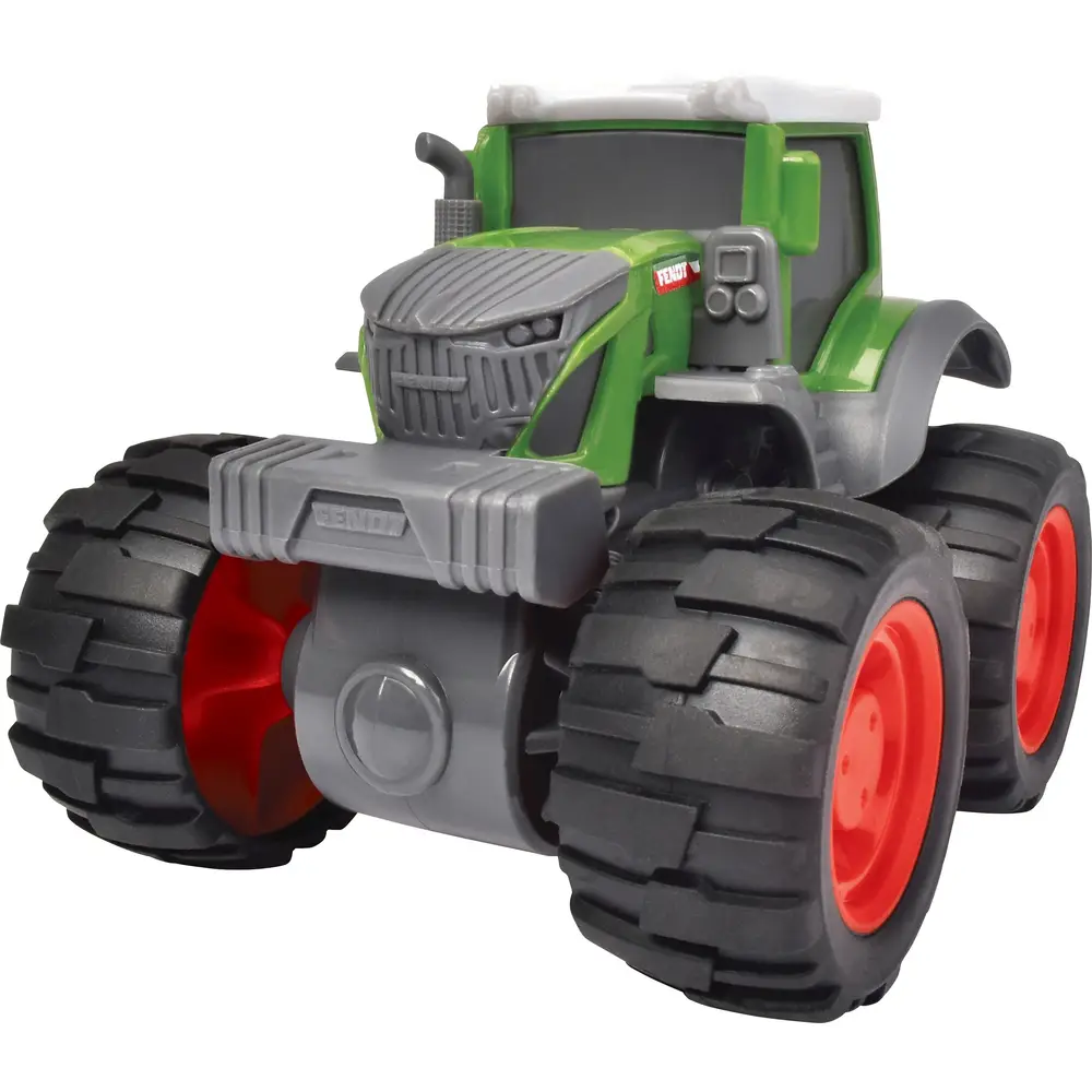 Dickie Fendt Monstertruck Traktor Spielzeug - Reibungsmotor - XXL Reifen