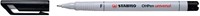 STABILO OHPen universal Marker schwarz - Non Permanent - Bürobedarf-2