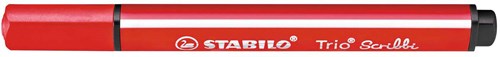 Stabilo Trio Scribbi ergonomischer Filzstift - rot - unzerstörbare Spitze-2