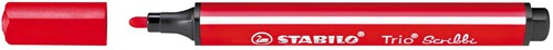 Stabilo Trio Scribbi ergonomischer Filzstift - rot - unzerstörbare Spitze-3