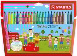 STABILO Trio A,Z Filzstift Fein Mehrfarbig 24, 1