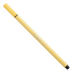 Stabilo Filzstift Pen 68 hellgelb - Kreativer Marker für Zeichnen