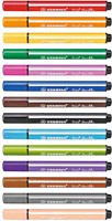 Gefederter Dreikant-Filzstift - STABILO Trio Scribbi - 14er Pack - mit 14 verschiedenen Farben-2