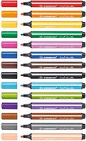 Gefederter Dreikant-Filzstift - STABILO Trio Scribbi - 14er Pack - mit 14 verschiedenen Farben-3