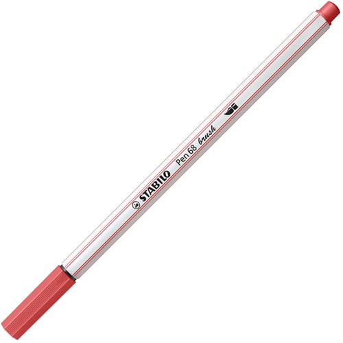 STABILO Filzstift Pen 68 Brush - Rostrot - Premium Brush-3