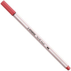 STABILO Pen 68 Brush - Viltstift - Roestig Rood (47)