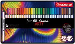 Stabilo Filzstifte Pen 68 Brush ARTY Metalletui 30 Farben