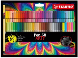 Stabilo Filzstifte Pen 68 ARTY Set - 65 Farben Premium Qualität