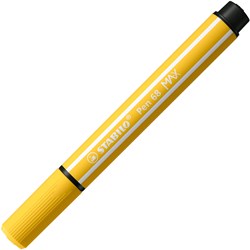 Stabilo Filzstift Pen 68 MAX mit dicker Keilspitze gelb - Kreativmarker