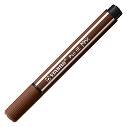 Stabilo Filzstift Pen 68 MAX mit dicker Keilspitze braun - kreatives Zeichnen