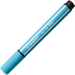 STABILO Filzstift Pen 68 MAX mit dicker Keilspitze azurblau