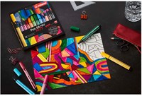STABILO Filzstift Pen 68 MAX breite Keilspitze lila - kreativ malen
