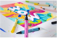 STABILO Filzstift Pen 68 MAX breite Keilspitze lila - kreativ malen-2