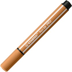 Stabilo Filzstift Pen 68 MAX mit dicker Meißelspitze dunkel ocker Farbe