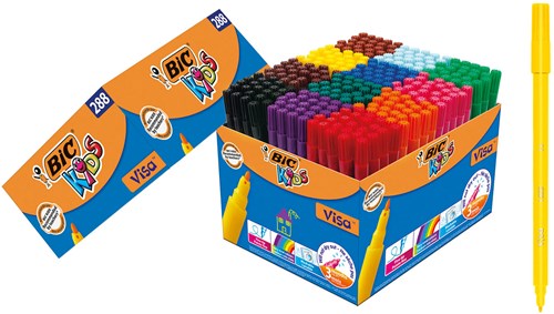 BIC Filzstifte Kids Visa 288 Stück - Malstifte Set für Kinder-2
