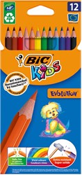 BIC Farbstifte ECOlutions Evolution - 12 Stück, umweltfreundlich