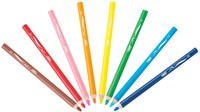 BIC Farbstifte Supersoft - 8 Stück mit Spitzer - Mehrfarbig-2