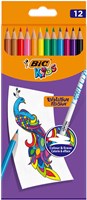 BIC Farbstifte radierbar Kids Evolution 12 Stück - Farbset