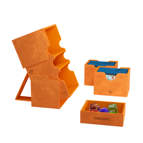 Gamegenic Deckbox Kartenhalter Stronghold 200+ orange - Kartenaufbewahrung-3