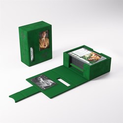 Gamegenic Deckbox Arkham Horror Kartenspiel Investigator Rogue grün