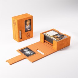 Gamegenic Deckbox Arkham Horror Kartenspiel Seeker Orange Premium