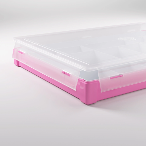Gamegenic Aufbewahrungsbox für Token und Zubehör XL rosa/weiß - Brettspiele-3