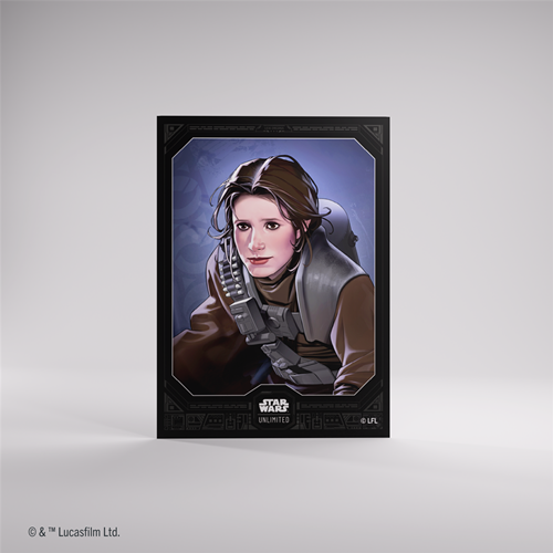 Asmodee Star Wars Unlimited Kartenhüllen Leia Organa Premium Schutz