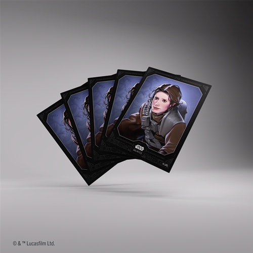 Asmodee Star Wars Unlimited Kartenhüllen Leia Organa Premium Schutz-2