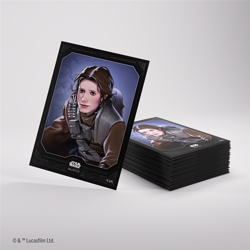 Asmodee Star Wars Unlimited Kartenhüllen Leia Organa Premium Schutz-3