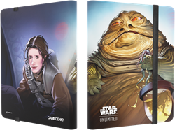 Asmodee Sammelalbum Star Wars Unlimited 18-Pocket Leia Organa/Jabba The Hutt