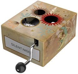 Belle Lurette Handkurbel-Musikspielzeug Weihnachten Silent Night Spieluhr