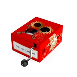 Belle Lurette Handkurbel-Spieluhr Spielzeug French Cancan Musikdose